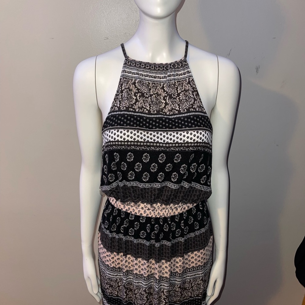 American Eagle Sleeveless Patterned Maxi Dress Wi… - image 2